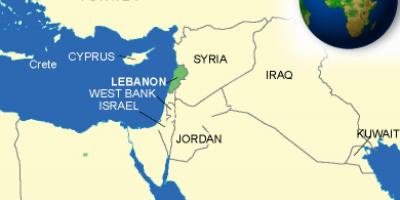 Libanon op die kaart